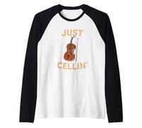 Just Cellin - Musicista per violoncello musicista, musica classica Maglia con Maniche Raglan