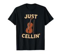 Just Cellin - Musicista per violoncello musicista, musica classica Maglietta