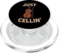 Just Cellin - Musicista per violoncello musicista, musica classica PopSockets PopGrip per MagSafe
