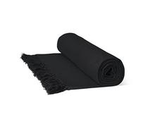 Just Contempo - Copriletto termico di lusso, cotone, nero( Black Honeycomb), 259x394 cm