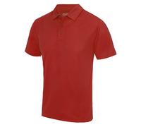 Just Cool Tinta Unita Testurizzato Poliestere Traspirante Atletico SPORTS Polo