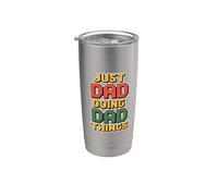 Just Dad Doing Dad Things Bicchiere termico in acciaio inox doppia parete