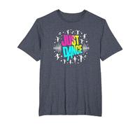Just Dance: Vibrante scanalatura per Feste Maglietta, Uomo Taglie Grandi, Pervinca, 6X Tall