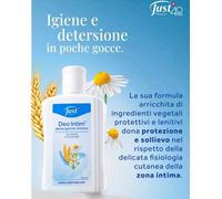 Just Deo Intim Detergente Intimo Alla Camomilla E Germe Di Grano Delicato