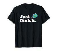 Just Dink It Funny Cute Pickleball Dink Team 80s Retro Maglietta