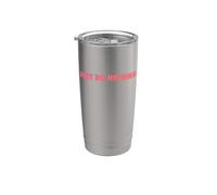 JUST DO NOTHING Bicchiere termico in acciaio inox doppia parete