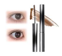 Just Doll Curling Iron Mascara, Just Doll Mascara, 3D Curling Eyelash Iron Mascara, Mascara coreano con bacchetta in metallo, Mascara con bacchetta in metallo, WaterProof, Non-clumping (Marrone)