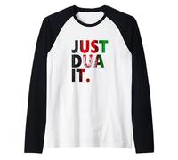 Just dua it islam muslim islamic dhikr pray per afghanistan Maglia con Maniche Raglan