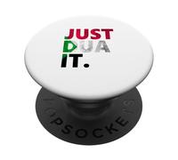 Just dua it islam muslim islamic dhikr pray per la Palestina PopSockets PopGrip Adesivo