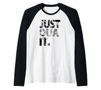 Just DUA IT - Maglietta Islamica Musulmana Maglia con Maniche Raglan