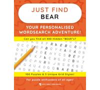 Just Find BEAR: Your Personalised Word Search Adventure: For puzzle enthusiasts of all ages!