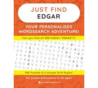 Just Find EDGAR: Your Personalised Word Search Adventure: For puzzle enthusiasts of all ages!