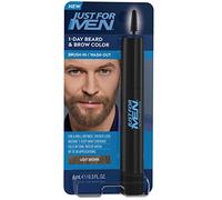 Just for Men 1-Day Beard & Brow Color, Temporary Color for Beard and Eyebrows, For a Fuller, Well-Defined Look, Up to 30 Applications, Light Brown
