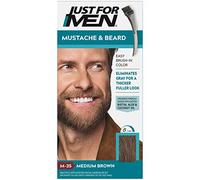 Just For Men, Tinta per colore barba e baffi, colore marrone medio (M-35).
