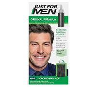 Just For Men Colorante per capelli castano scuro con formula originale, agisce solo sui capelli grigi, ripristina il colore originale per un look naturale - H45