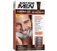 Just For Men Control GX - Lavaggio per barba Riduttore, per risultati sottili e naturali, tutte le sfumature, 118 ml.