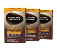 Just For Men Control GX Shampoo 2-In-1 Con Balsamo, Anti-Grigio Graduale Uomo, R