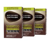 Just For Men Control GX Shampoo Anti Grigio Graduale Uomo 3 Flaconi 354ml