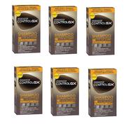JUST FOR MEN CONTROL GX SHAMPOO E BALSAMO 2 IN 1 CAPELLI GRIGI 6 CONFEZIONI X118