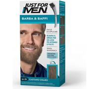 Just For Men - Barba e Baffi - Tintura senza ammoniaca, elimina i peli grigi - Castano Chiaro M25