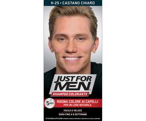 Just For Men JUST FOR MEN Shampoo colorante - Ridona colore ai capelli H25 Castano chiaro 30 ml