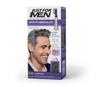 Just for Men Touch of Gray, Castano, Trattamento Colorante Graduale, Con Pettine Applicatore, Elimina Parte Del Grigio Per Un Look Brizzolato Naturale