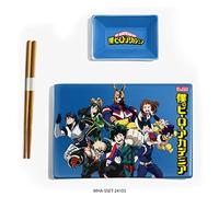 Just Funky My Hero Academia - Set di Piatti per Sushi Giapponesi Deku