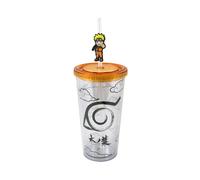 JUST FUNKY Naruto Shippuden Hidden Leaf Village 16 oz Travel Carnival Cup Prem