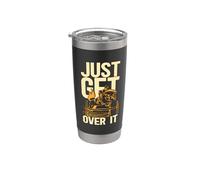 Just Get Over It Equine Riding Amanti Equini Corse di cavalli Bicchiere termico in acciaio inox doppia parete