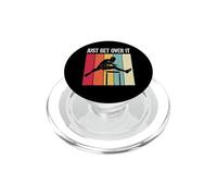 Just Get Over It Track Field Hurdle Hurdling Runner PopSockets PopGrip per MagSafe