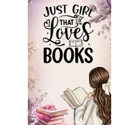Just Girl That Loves Books: AmazonBasics Classic Notebook, Plain