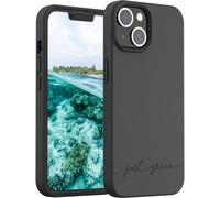 Just Green - Custodia Eco Friendly per iPhone 14 - Custodia realizzata con verdure - Nero