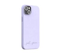 JUST GREEN, Custodia morbida per iPhone 14 Plus Modello Natura, Lavanda