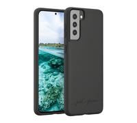 Custodia biodegradabile Just Green Nera per Samsung Galaxy S21 Plus