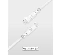 Cavo ecologico Just Green USB-C maschio/maschio 1,2 m bianco