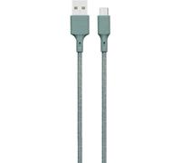 Cavo Riciclabile da USB a Micro-USB 2m Potenza 2,1A Just Green - Verde