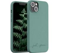 JUST GREEN JGCOVIP14MNG - Custodia appena verde bio IP14 Plus verde notte