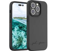 JUST GREEN JGCOVIP14PB - Custodia appena verde Bio IP14 Pro nera