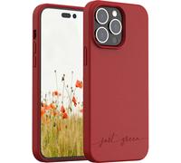 JUST GREEN JGCOVIP14PMR - Custodia appena verde IP14 Pro Max rossa