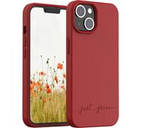 JUST GREEN JGCOVIP14R - Custodia appena verde IP14 rossa