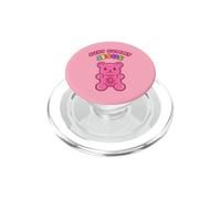 Just Gumy Jesus, orsetto rosa cristiano, lettere arcobaleno PopSockets PopGrip per MagSafe