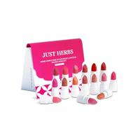 Just Herbs Kit di prova micro-mini rossetto ayurvedico 38gm (confezione da 16)
