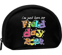 Just Here For Field Day 2023 Portamonete Portamonete Donna e ragazza Borsa moda carina Borsa portamonete Portachiavi Borsa donna regalo