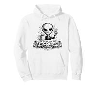 Just Here for The Abduction Divertente Alien Abbigliamento Felpa con Cappuccio