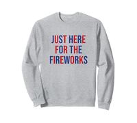 Just here for the fireworks 4th Of July Couple Felpa