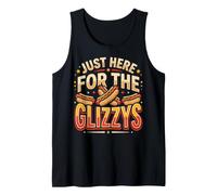 Just Here for The Glizzys Funny Hot Dog Cookout Humor Canotta