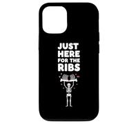 Just Here For The Ribs BBQ Food Lover dicendo Custodia per iPhone 12/12 Pro