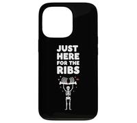 Just Here For The Ribs BBQ Food Lover dicendo Custodia per iPhone 13 Pro