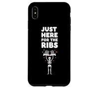Just Here For The Ribs BBQ Food Lover dicendo Custodia per iPhone XS Max