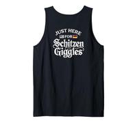 Just Here for The Schitzengiggles Funny German Octoberfest Canotta